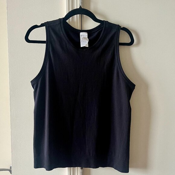 Athleta Tops - Athleta In Motion Seamless Tank Top Black Size Medium